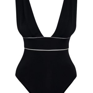 Aruba One Piece - Black/Ivory