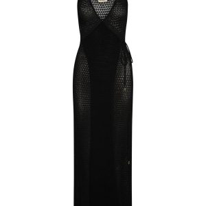 Levanzo Dress - Black Lace Crochet