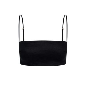 San Diego Top - Black Linen