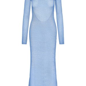 Bodrum Dress - Azure Lace Crochet
