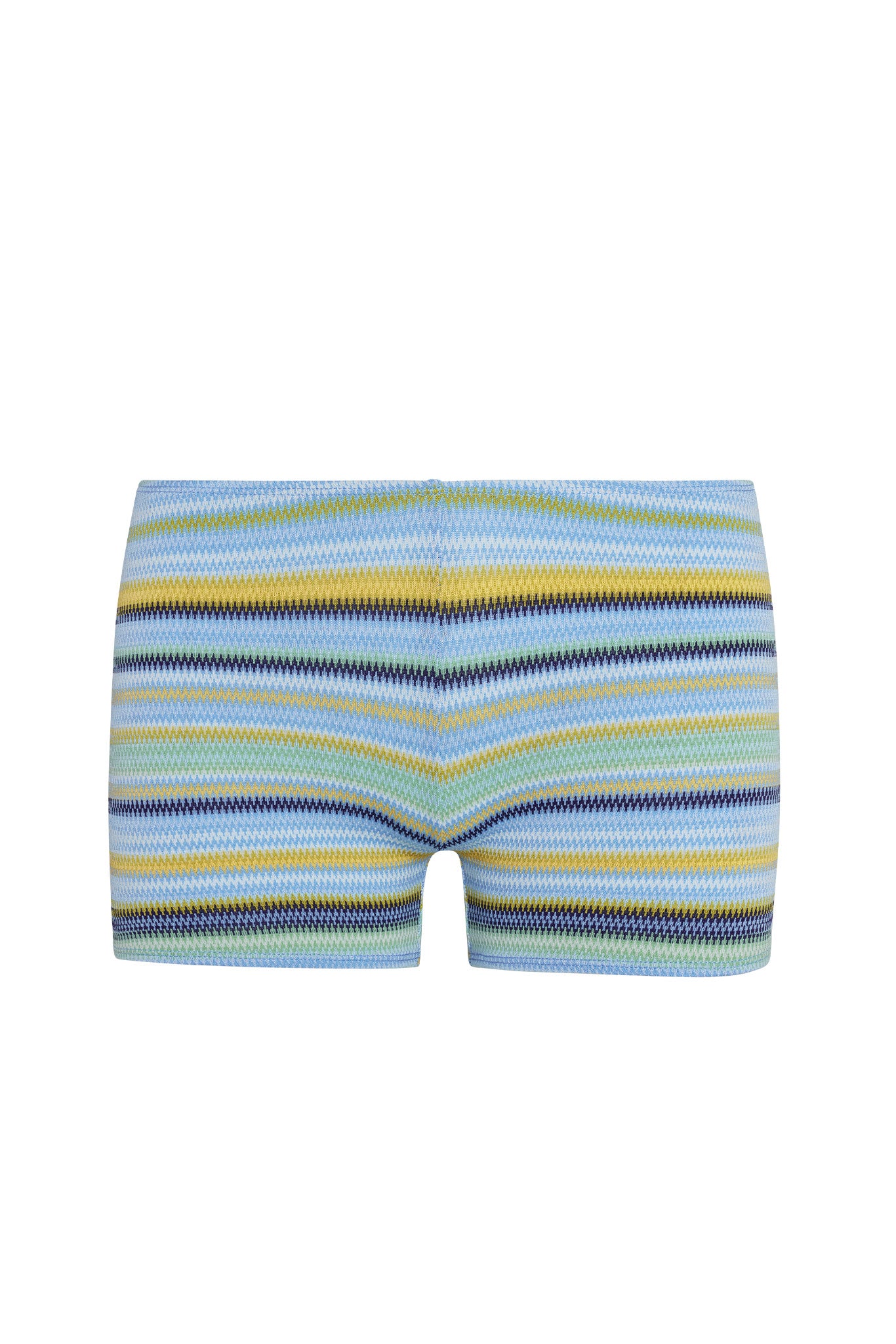 Cali Shorts - Sardinia Stripe Azure