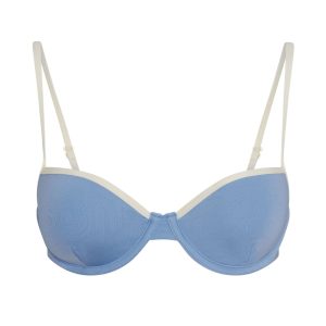 Capri Color Block Top - Azure/Ivory