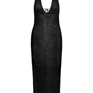 Catania Dress - Black Lace Crochet