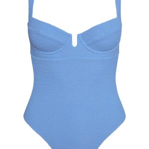Clovelly One Piece - Azure Crinkle