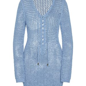 Corossol Mini Dress - Sky Petit Crochet