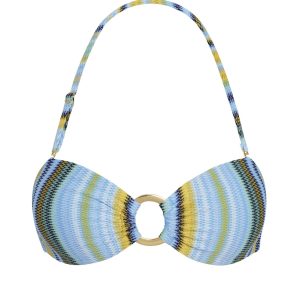 Costa Rica Top - Sardinia Stripe Azure