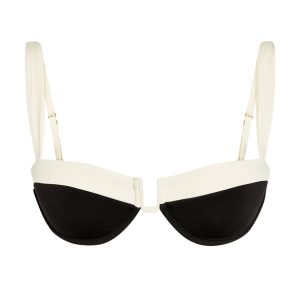 Cala Roja Top - Black/Ivory
