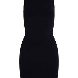 Camerelle Dress - Black Knit Rib