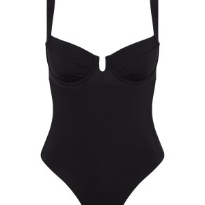 Clovelly One Piece Long Body - Black