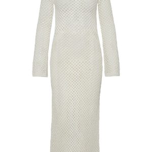Cozumel Dress - White Crochet