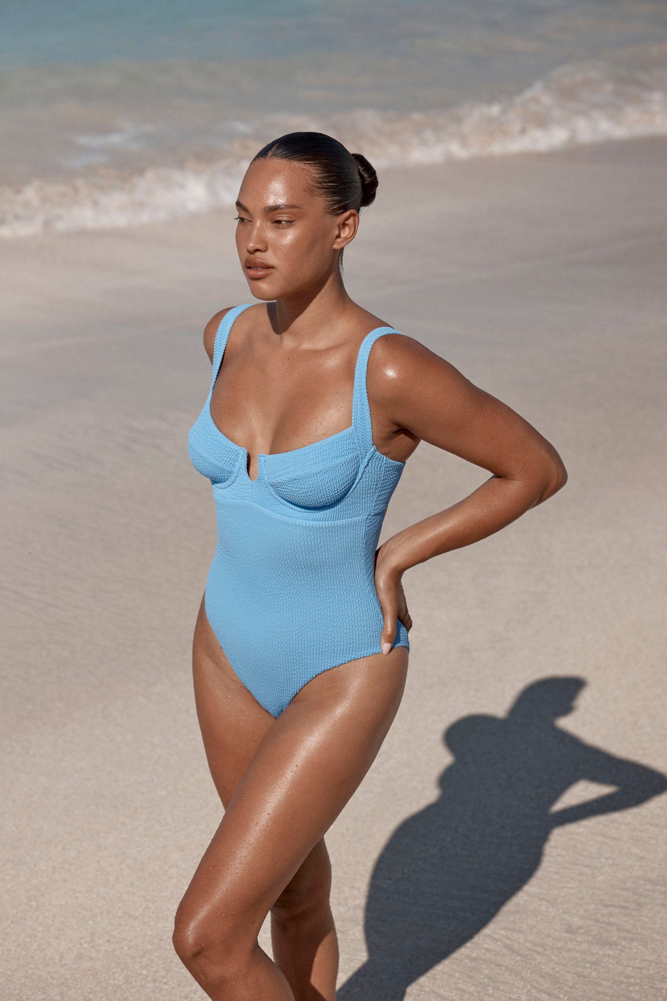 Clovelly One Piece - Azure Crinkle - Image 9