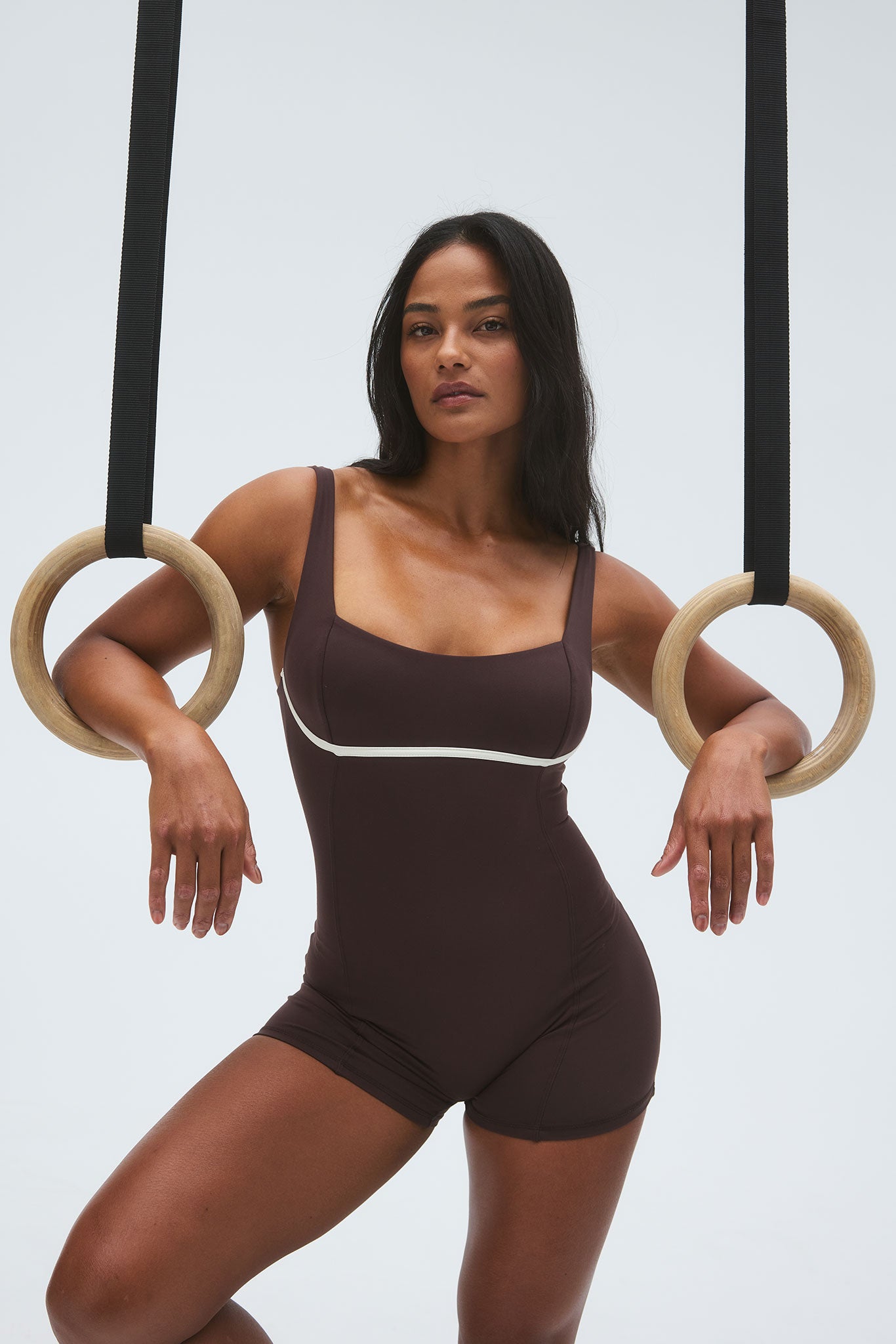 Zion Romper - Espresso/Ivory - Image 2