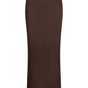 Fontelina Linen Skirt - Espresso Linen