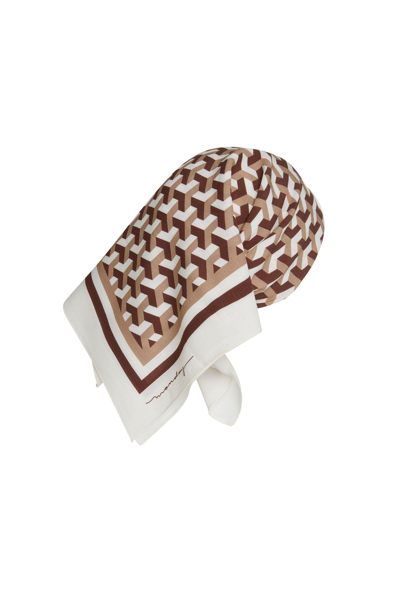 Monday Head Scarf - Husk Geo - Image 2
