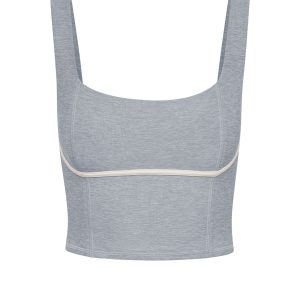 Zion Tank - Heather Grey/Ivory