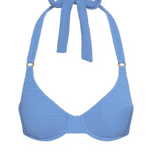 Honolulu Top - Azure Crinkle