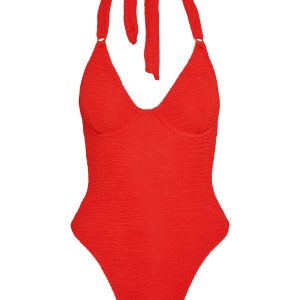 Honolulu One Piece - Chili Pepper Crinkle