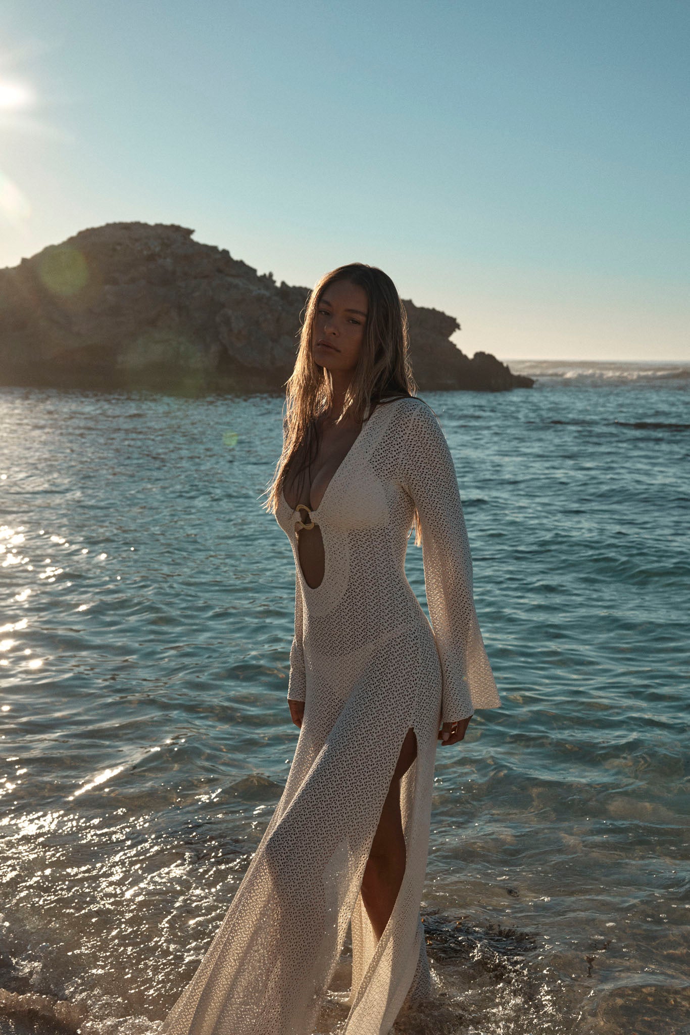 Montego Dress - Ivory Crochet - Image 2