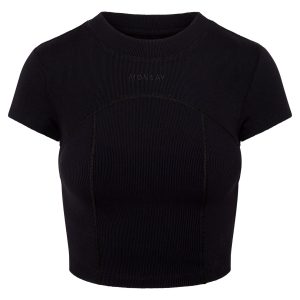 Joshua Tree Top - Black Thick Rib