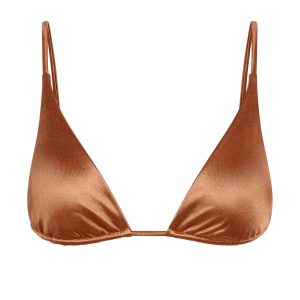 Kauai Top - Bronze Shiny Jersey