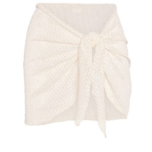 St. Barth's Skirt - Ivory Crochet