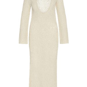 Cozumel Dress - Ivory Petit Crochet