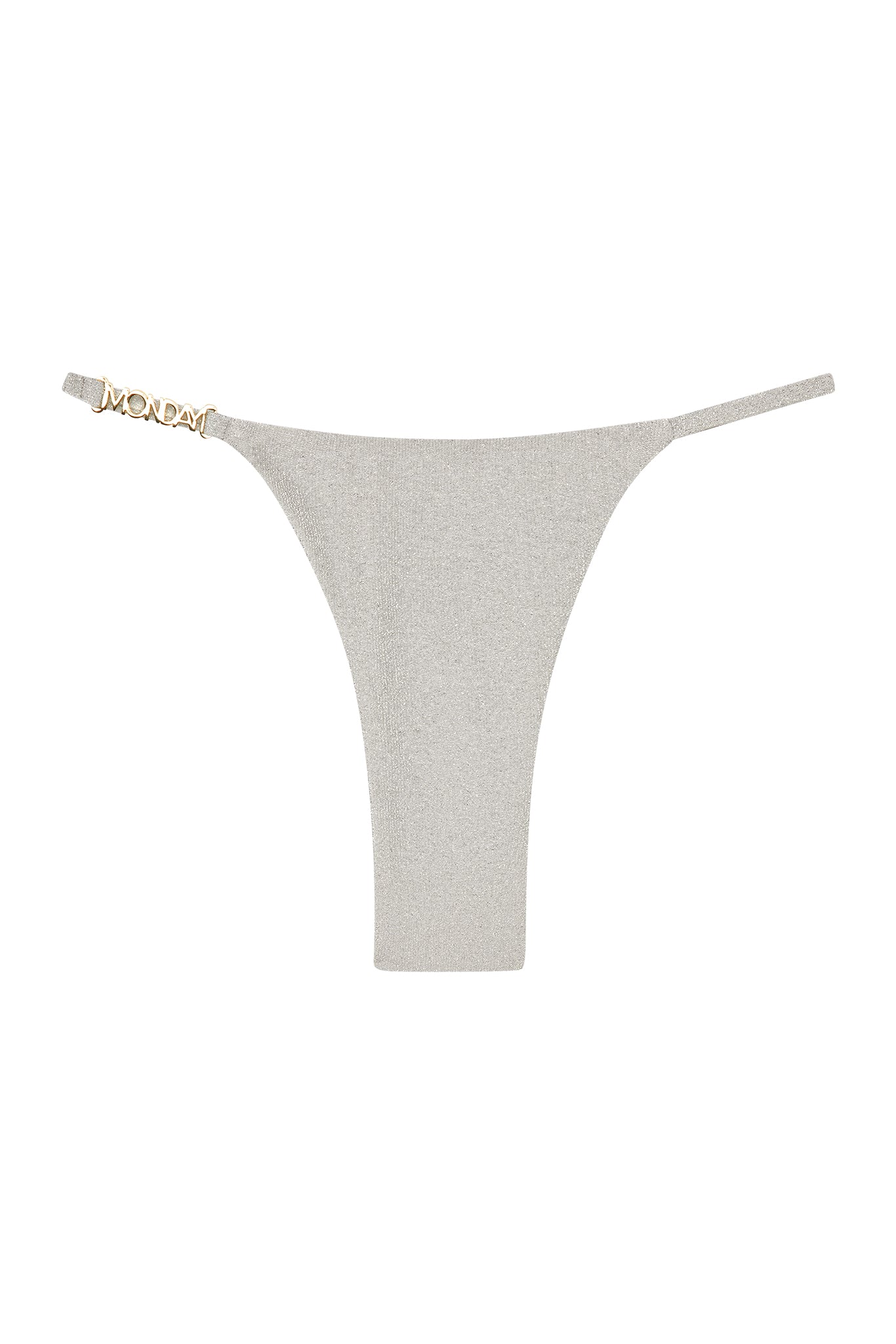 Monday Thong - Soft Silver Shimmer