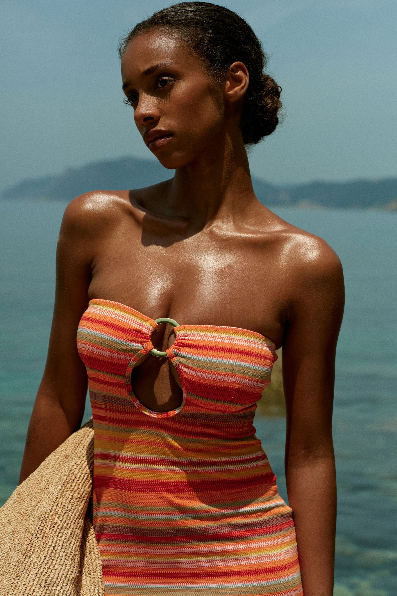 Montego Bandeau Dress - Sardinia Stripe - Image 9