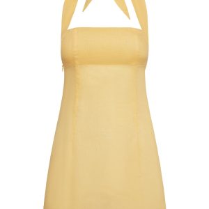 Montserrat Mini Dress - Honey