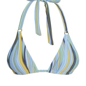 Morocco Top - Sardinia Stripe Azure