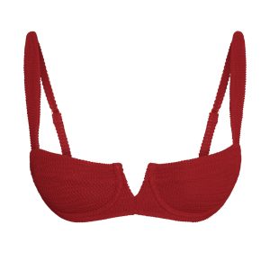 Clovelly Top - Cherry Crinkle