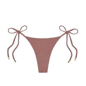 Palma Thong - Mauve Lurex Rib