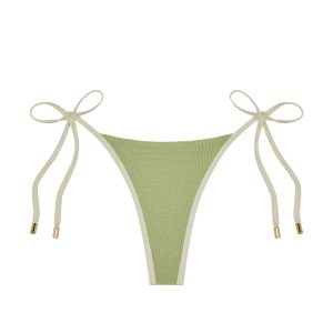 Palma Thong - Avocado/Ivory Crinkle