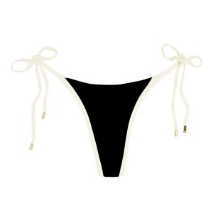 Palma Thong - Black/Ivory