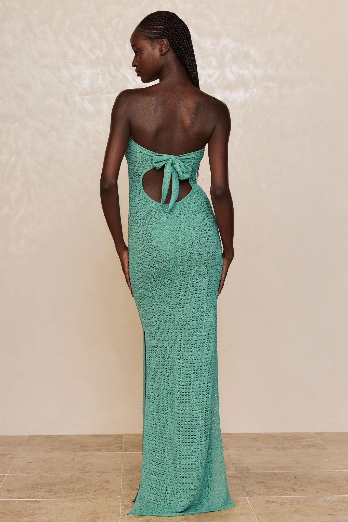 Montego Bandeau Dress - Pond Lace Crochet - Image 6
