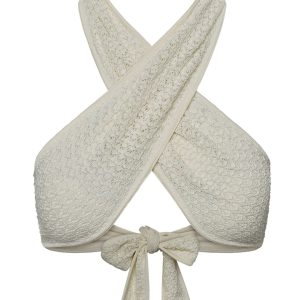 Ramatuelle Top - Ivory Lace Crochet