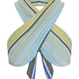 Ramatuelle Top - Sardinia Stripe Azure