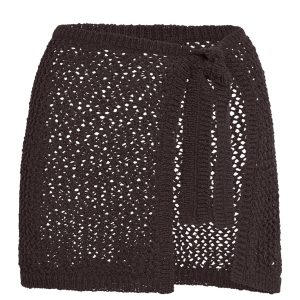 Santa Marta Sarong - Espresso Petit Crochet