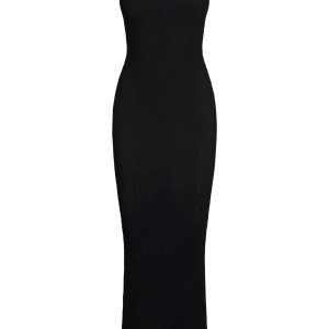 Sardinia Dress - Black Crinkle