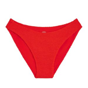 Seychelles Bottom - Chili Pepper Crinkle (Modest Coverage)