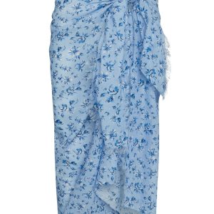 St. Tropez Sarong - Isola Floral Crinkle