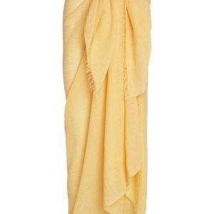 St. Tropez Sarong - Honey Crinkle Linen