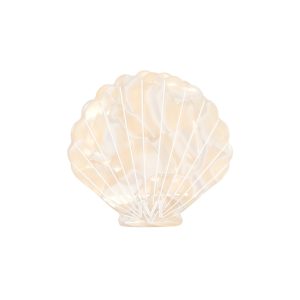 Sanibel Shell Hair Clip - Ivory Swirl
