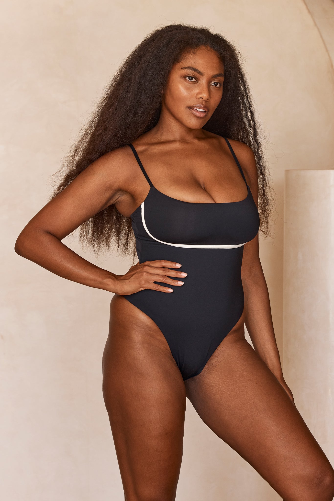 Sausalito One Piece - Black/Ivory - Image 8
