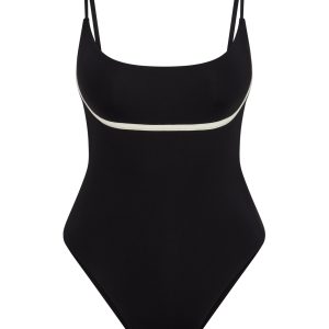 Sausalito One Piece - Black/Ivory
