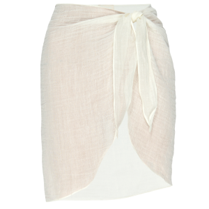 South Beach Sarong - Ivory Crinkle