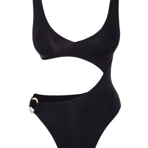 St. Barth's One Piece Long Body - Black