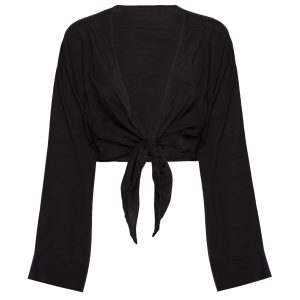 Tahiti Tie Top - Black