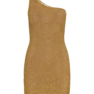 Taormina Dress - Antique Gold Sequin Knit