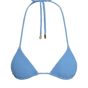 Taormina Top - Azure Crinkle